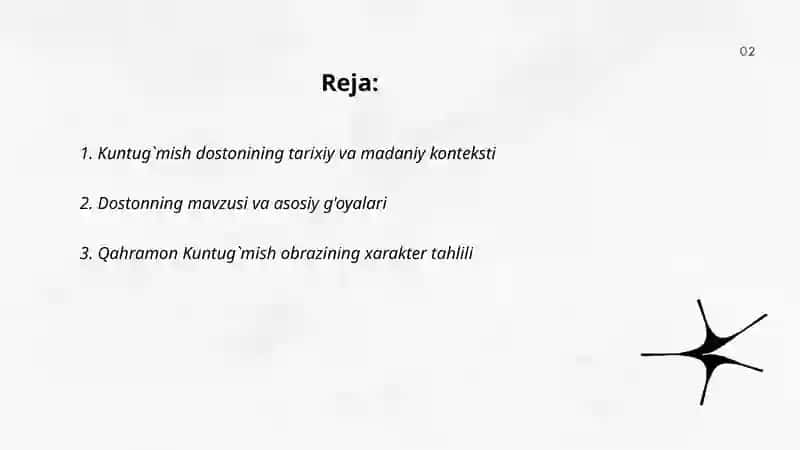 Kuntug`mish dostoni tahlil 2