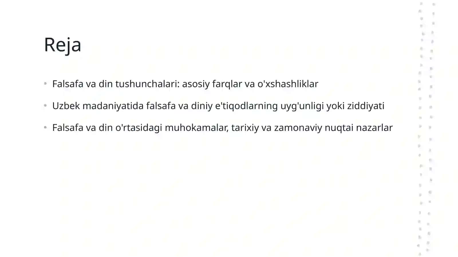 Falsafa va din qarama qarshilikmi yoki uyg'unlikmi 2