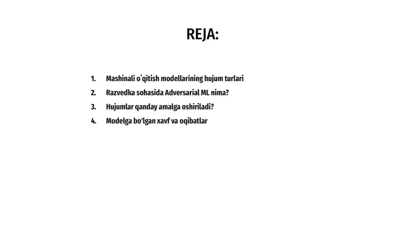 Mashinali oʻqitish modellariga hujumlar (Adversarial ML) razvedkasi 2