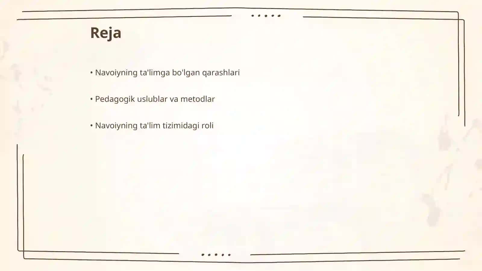 Alisher Navoiyning pedagogik qarashlari 2