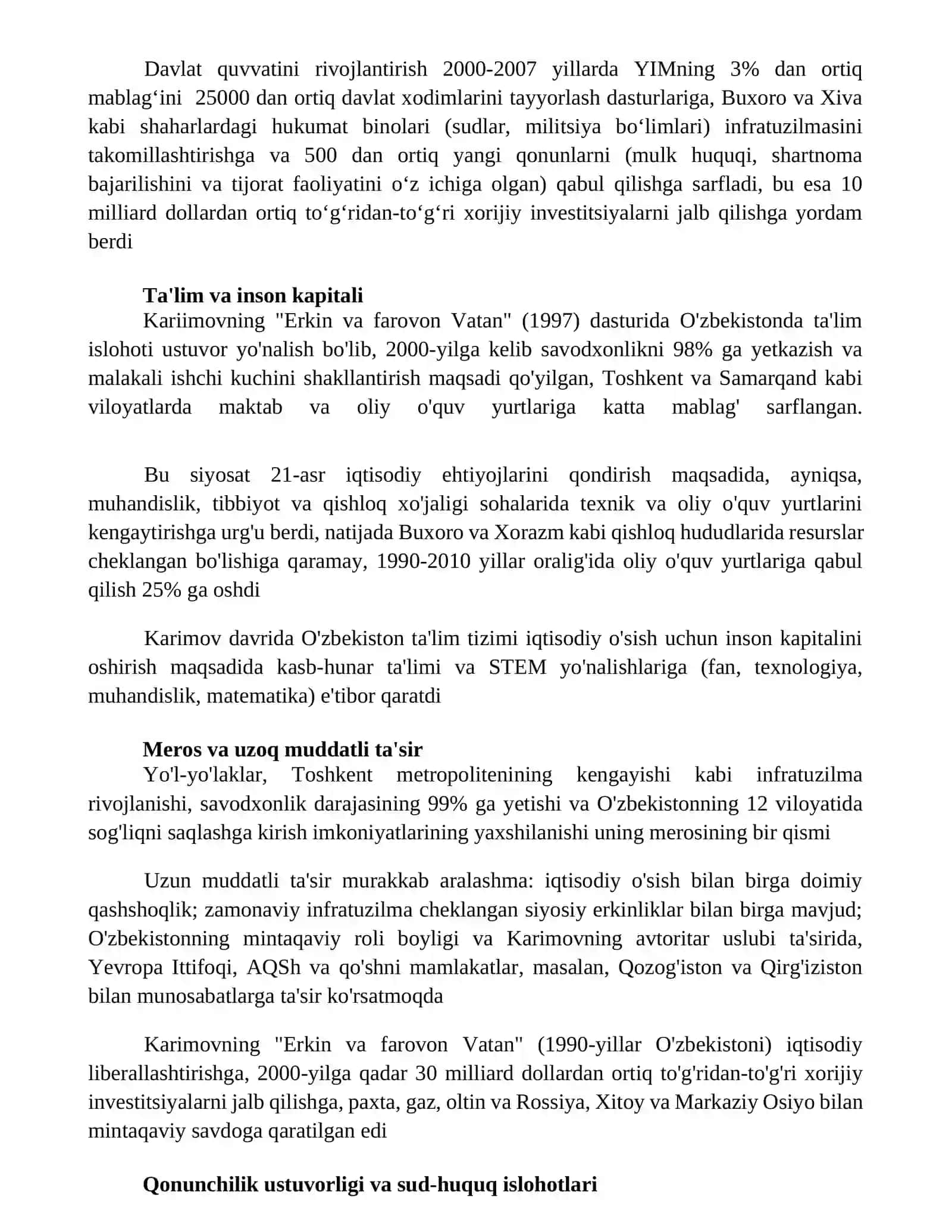 Erkin va farovon Vatan 2