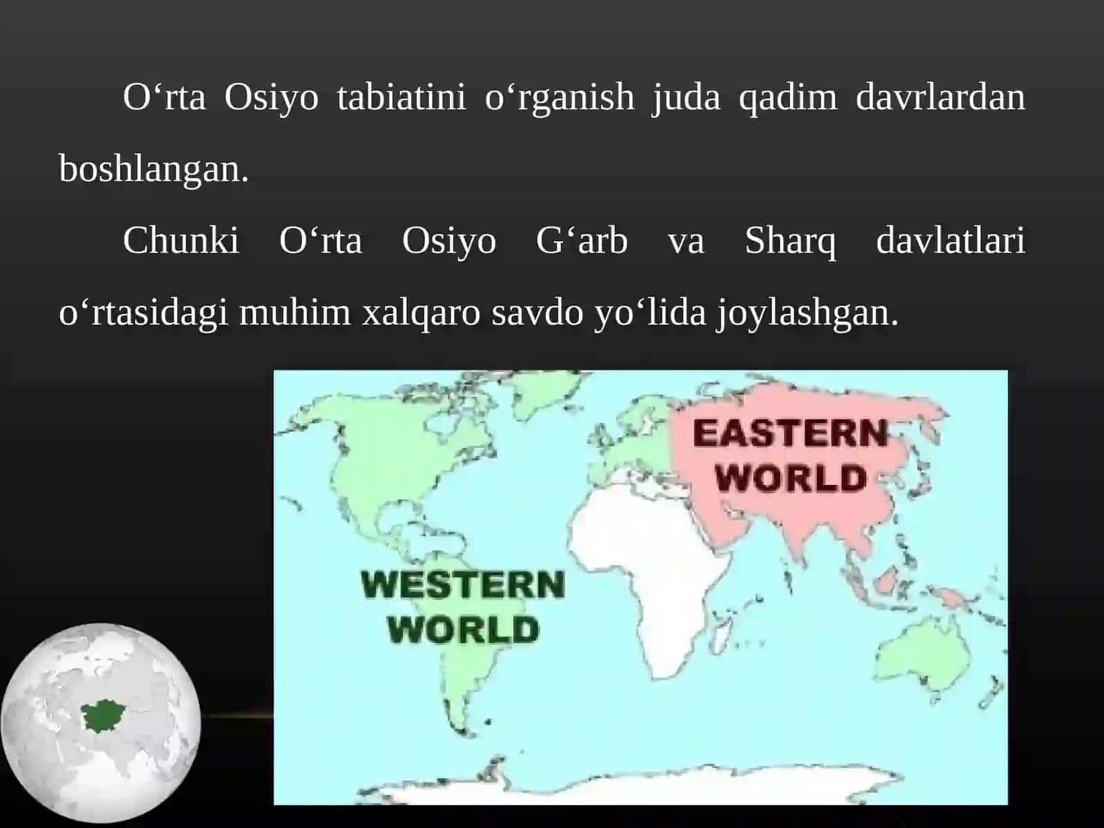 O‘rta osiyoning geografik o‘rganilish tarixi 2