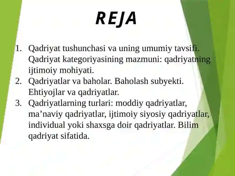 Qadriyatlarfalsafasi(akseologiya) 2