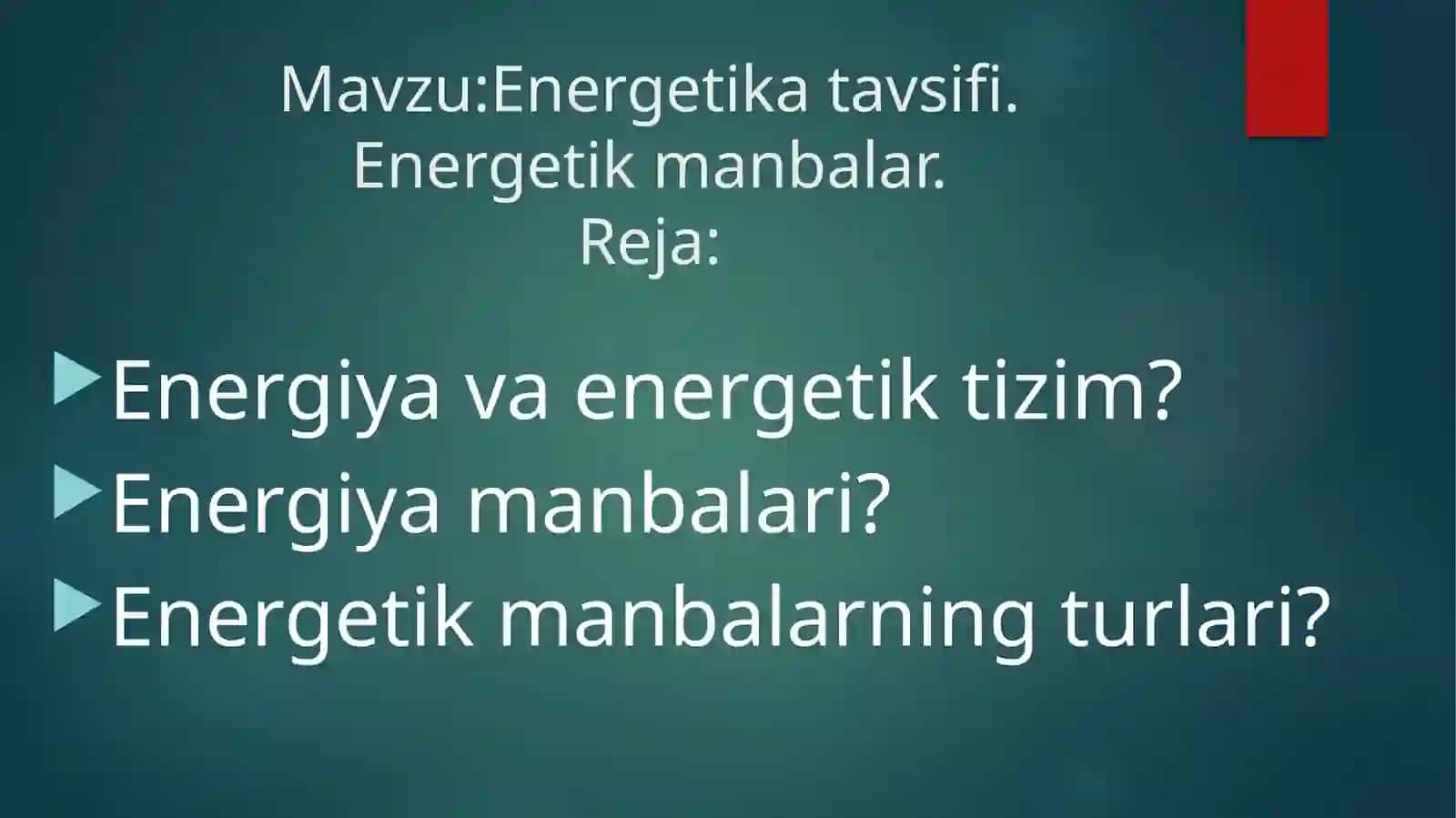 Energetikatavsifi.Energetikmanbalar 2