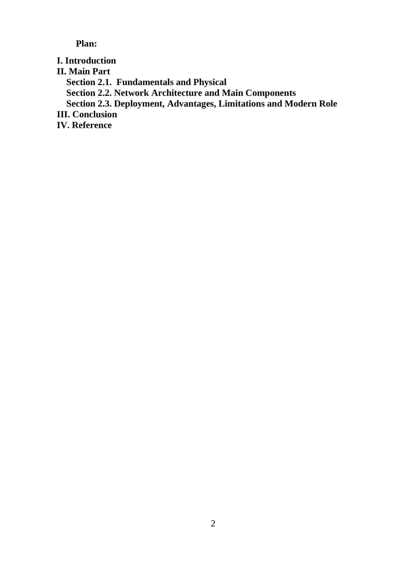 Organization of a wireless communication network using Wi-MAX wireless technologies 2