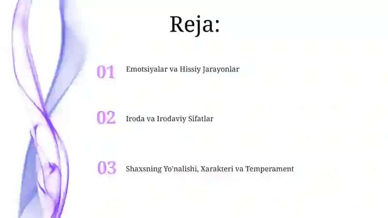 Emotsiyalar va Hissiy Jarayonlar 2