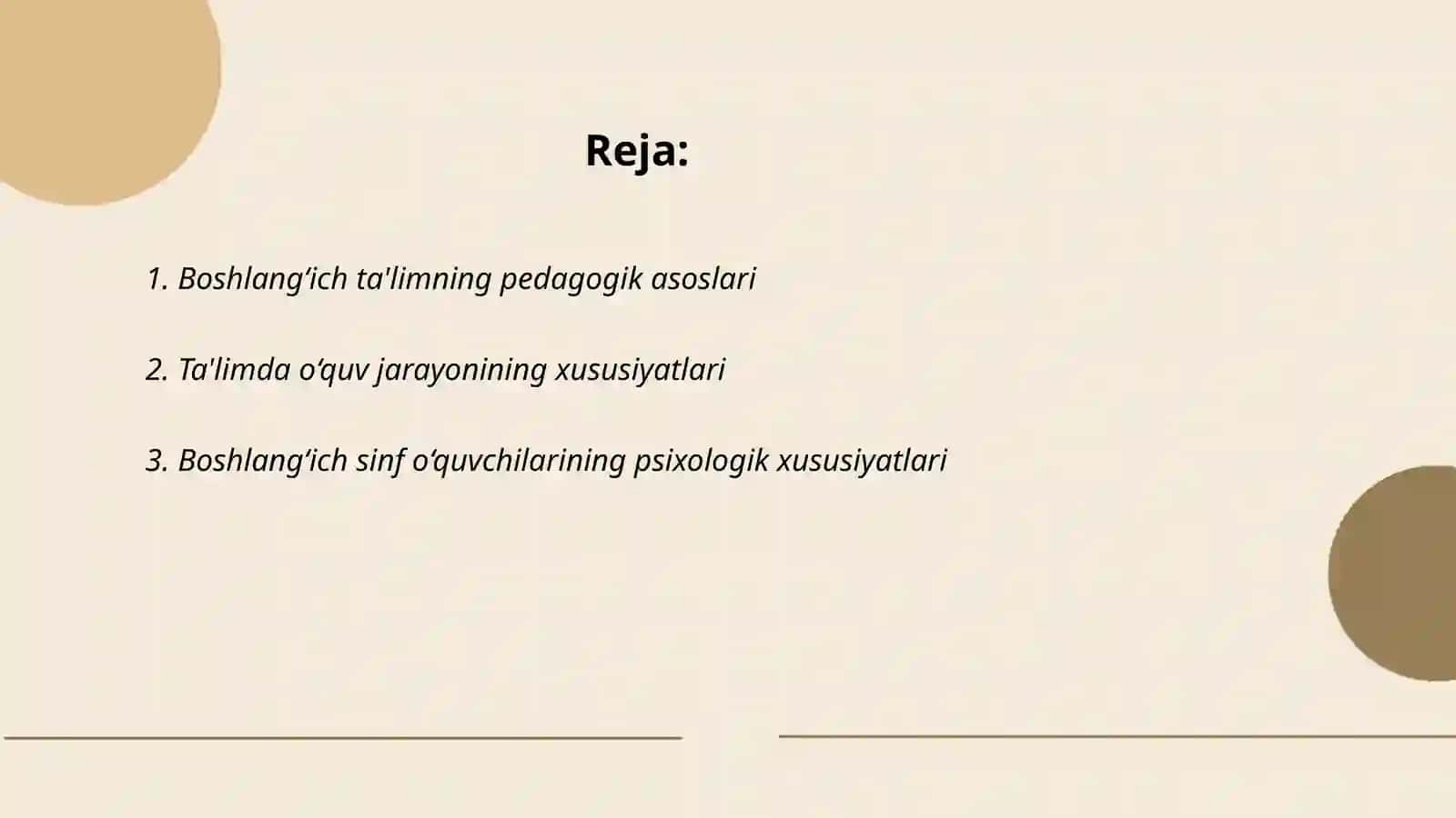 Boshlangich talim pedagogikasining umumiy asoslari 2