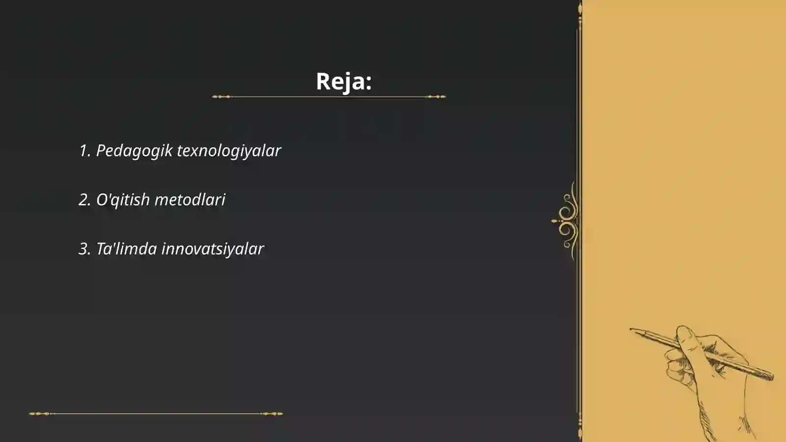 Pedagogning Pedagogik texnikasi 2