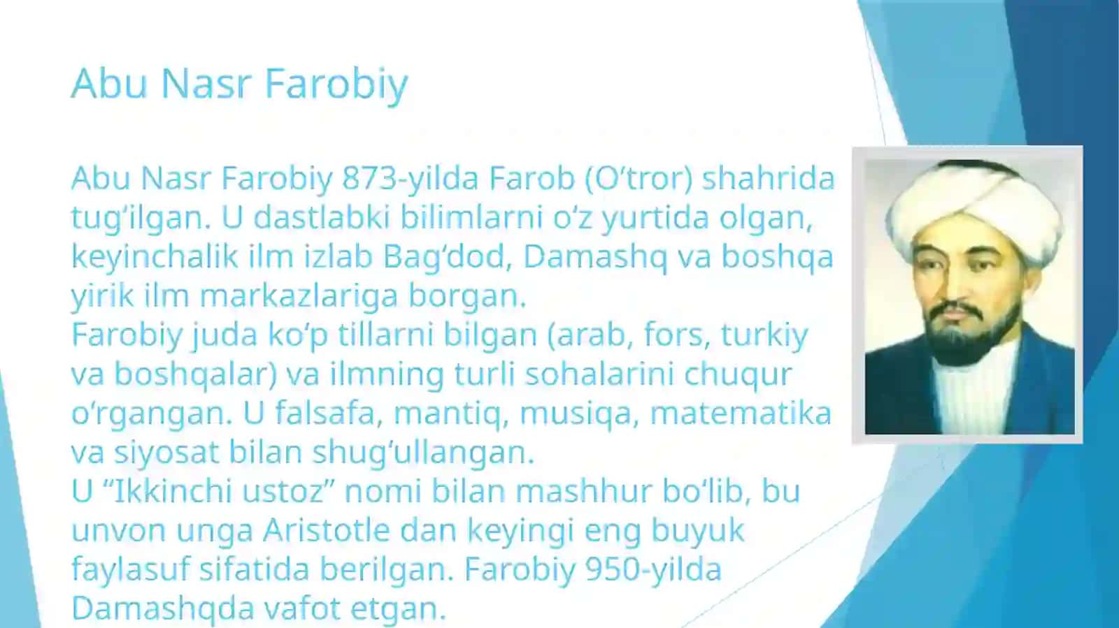 Abu Nasr Forobiyning jamiyat haqidagi falsafiy ta’limoti 2