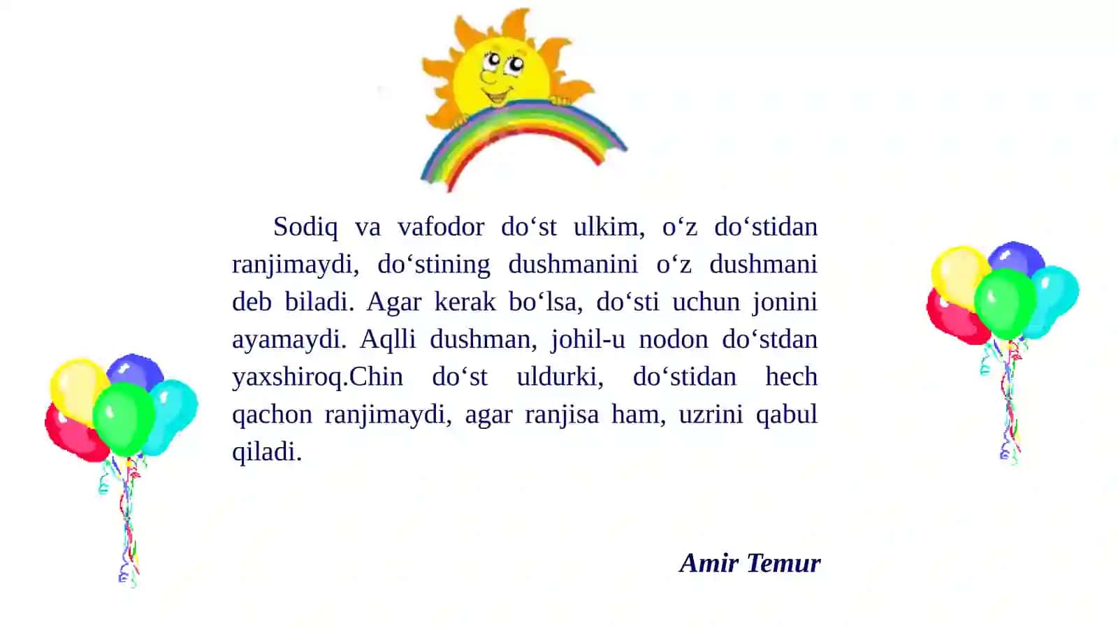 Do‘stlik va mehr-oqibat 2