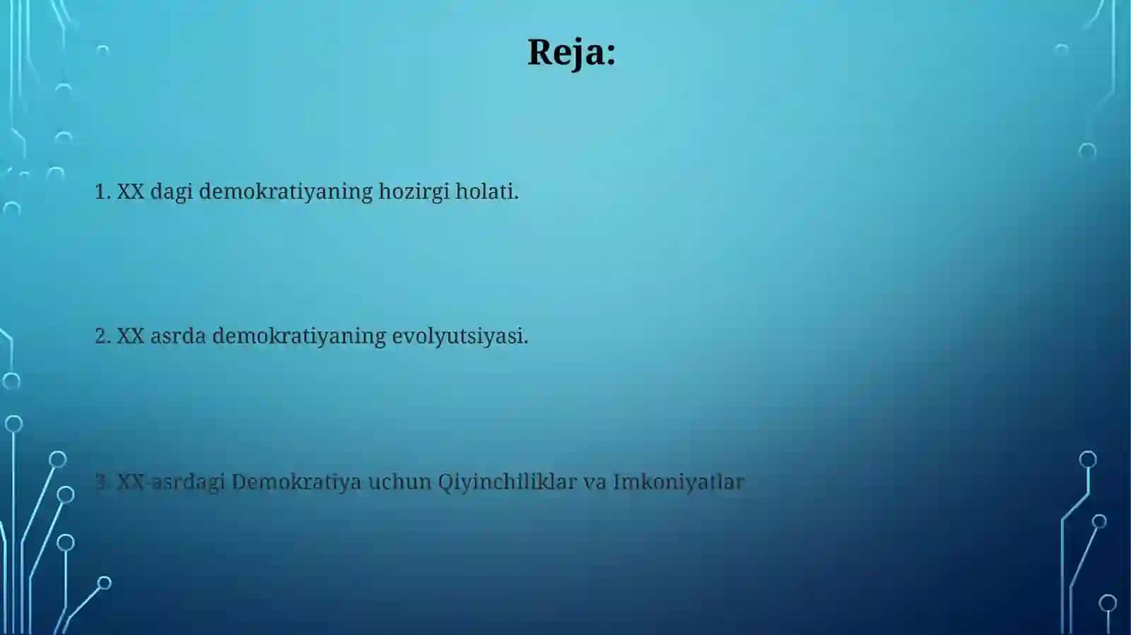 XX -asrdademokratiyasi 2