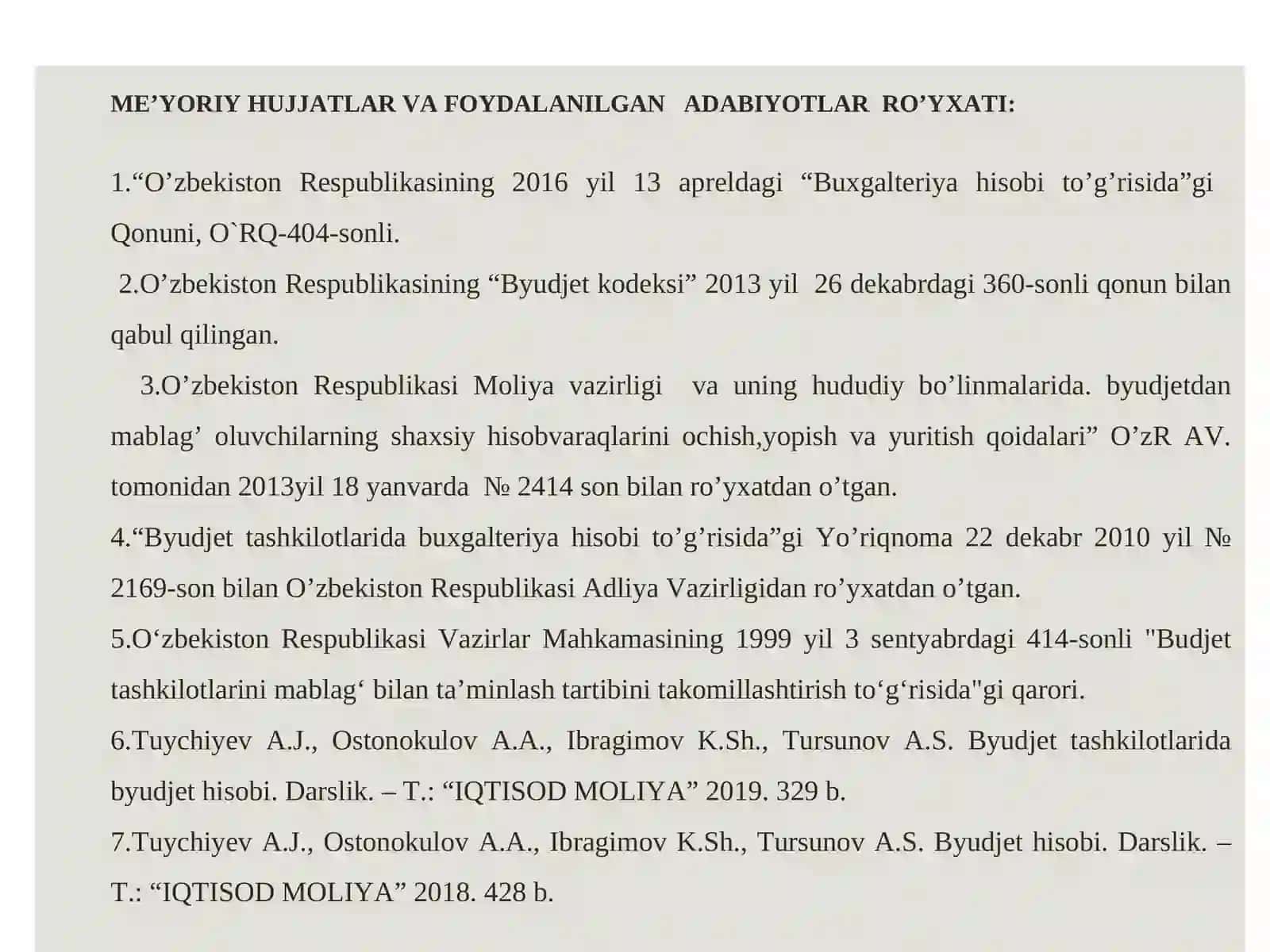 BYUDJETLASHTIRISH VAZIFASI VA TURLARI 2