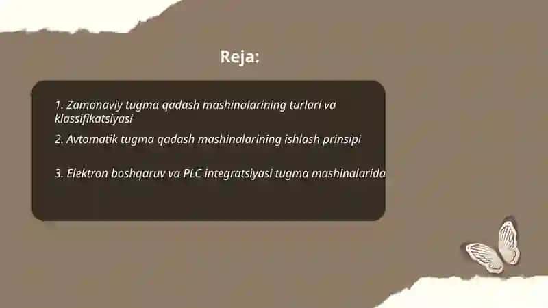 Zamonaviy Tugma Qadash mashinalari 2