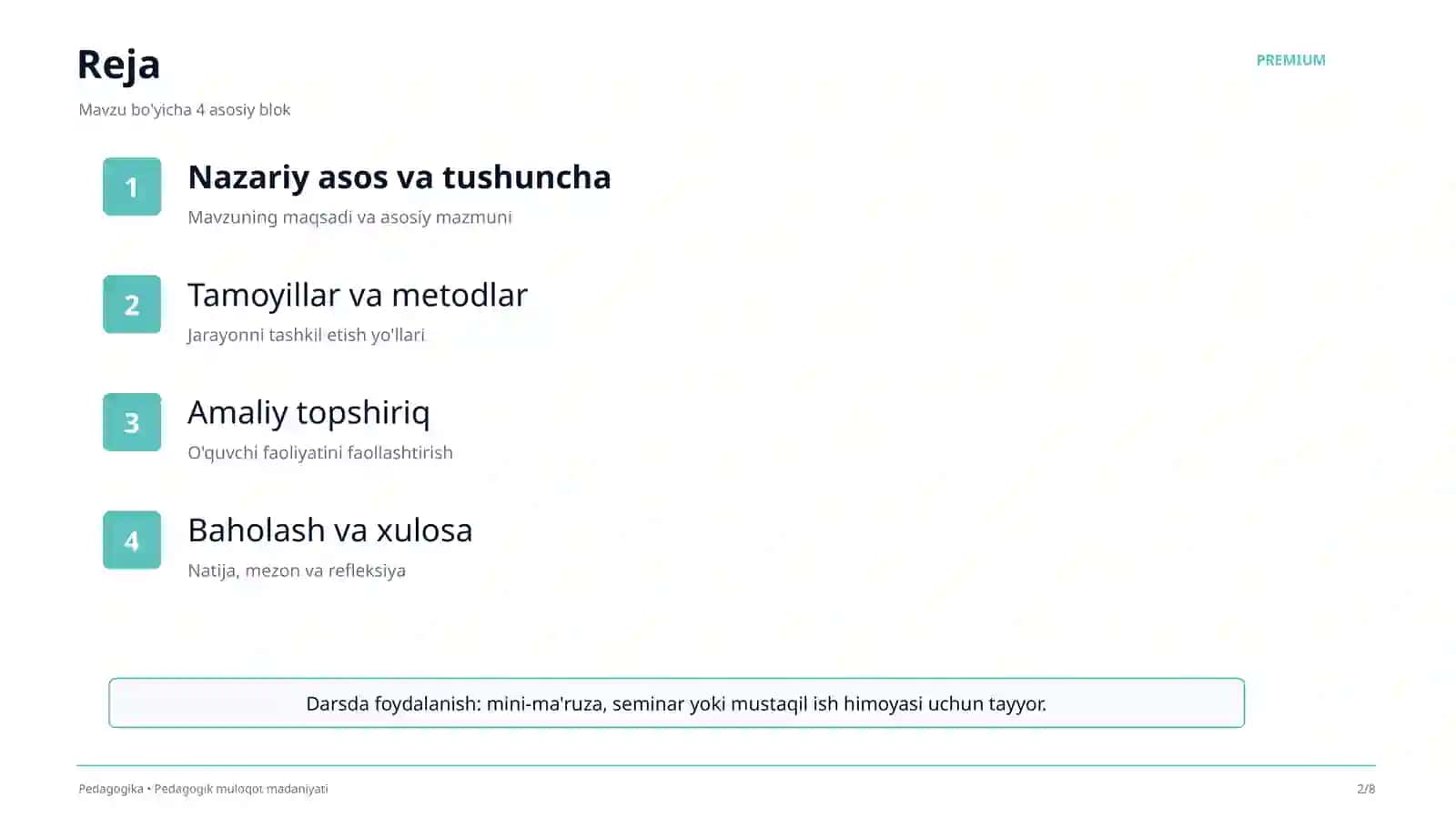 Pedagogik muloqot madaniyati 2