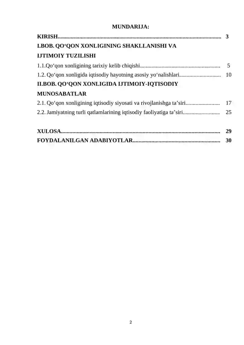 QO‘QON XONLIGIDA IJTIMOIY IQTISODIY HAYOT 2