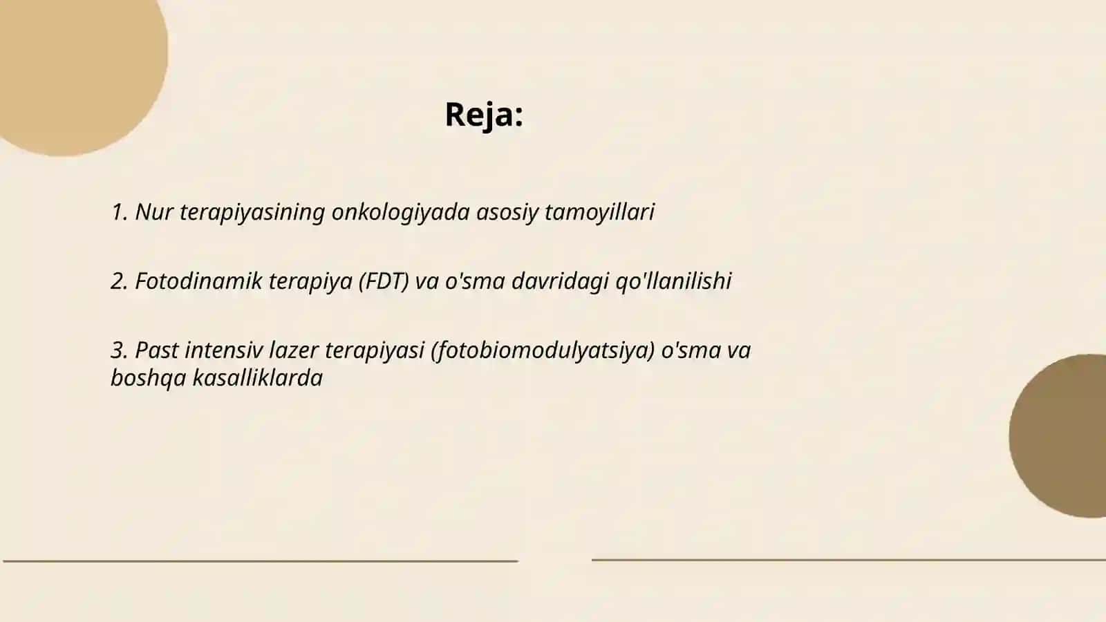 O'sma va boshqa kasalliklarni nur terapiyasi 2