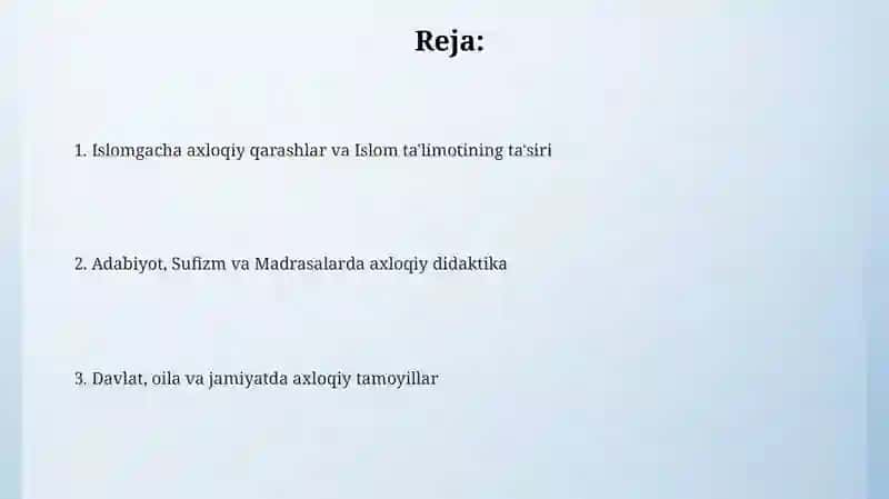 Ilk o'rta asrlarda Markaziy Osiyoda ma'naviy tarbiya masalalari 2