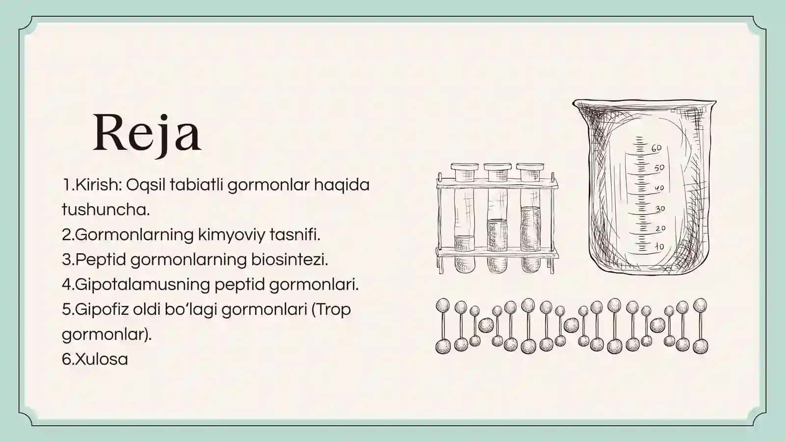 Oqsil tabiatli peptidlar va gormonlar 2