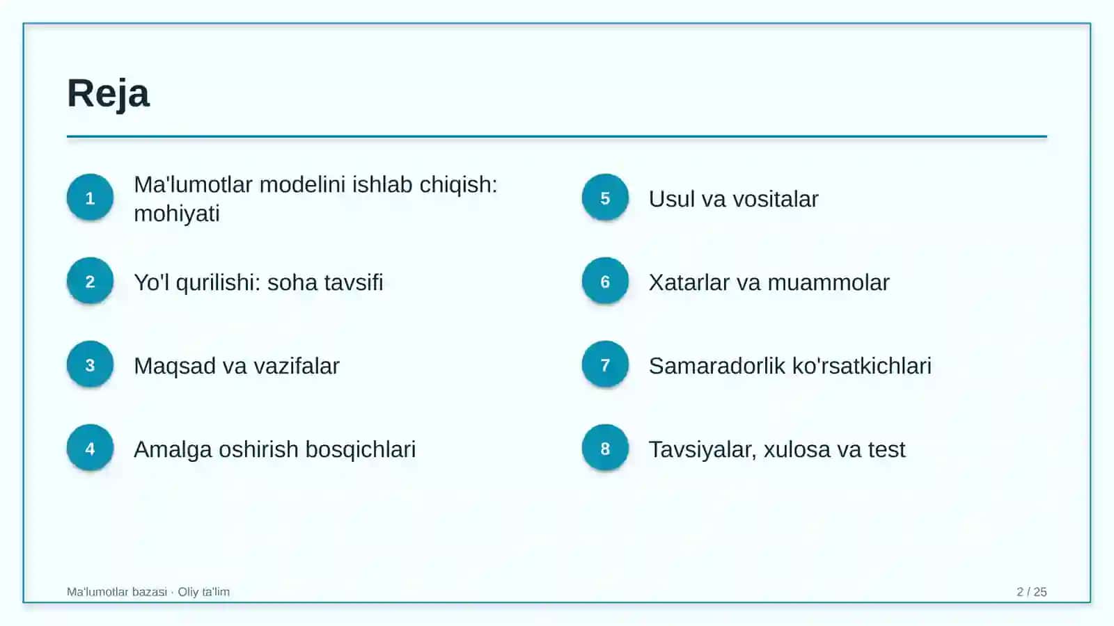 yo'l qurilishida ma'lumotlar modelini ishlab chiqish 4520 2