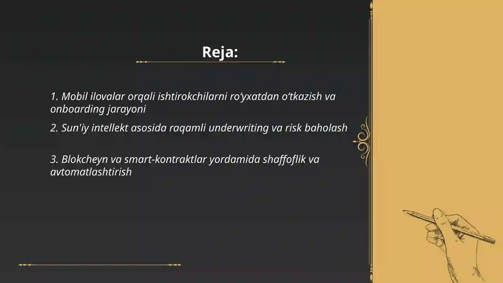 Takafulda innovatsiyalar: raqamli platformalar va mobil ilovalar 2