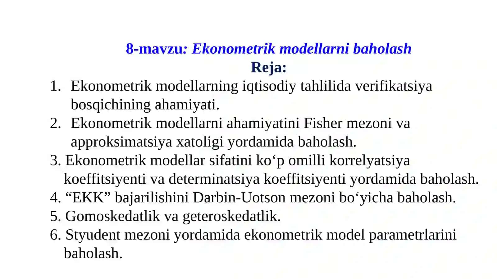 EKONOMETRIKA 2