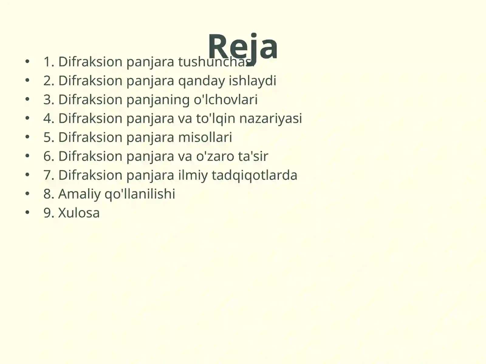Difraksion panjara 2