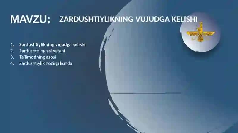 Zardushtiylikning vujudga kelishi 2