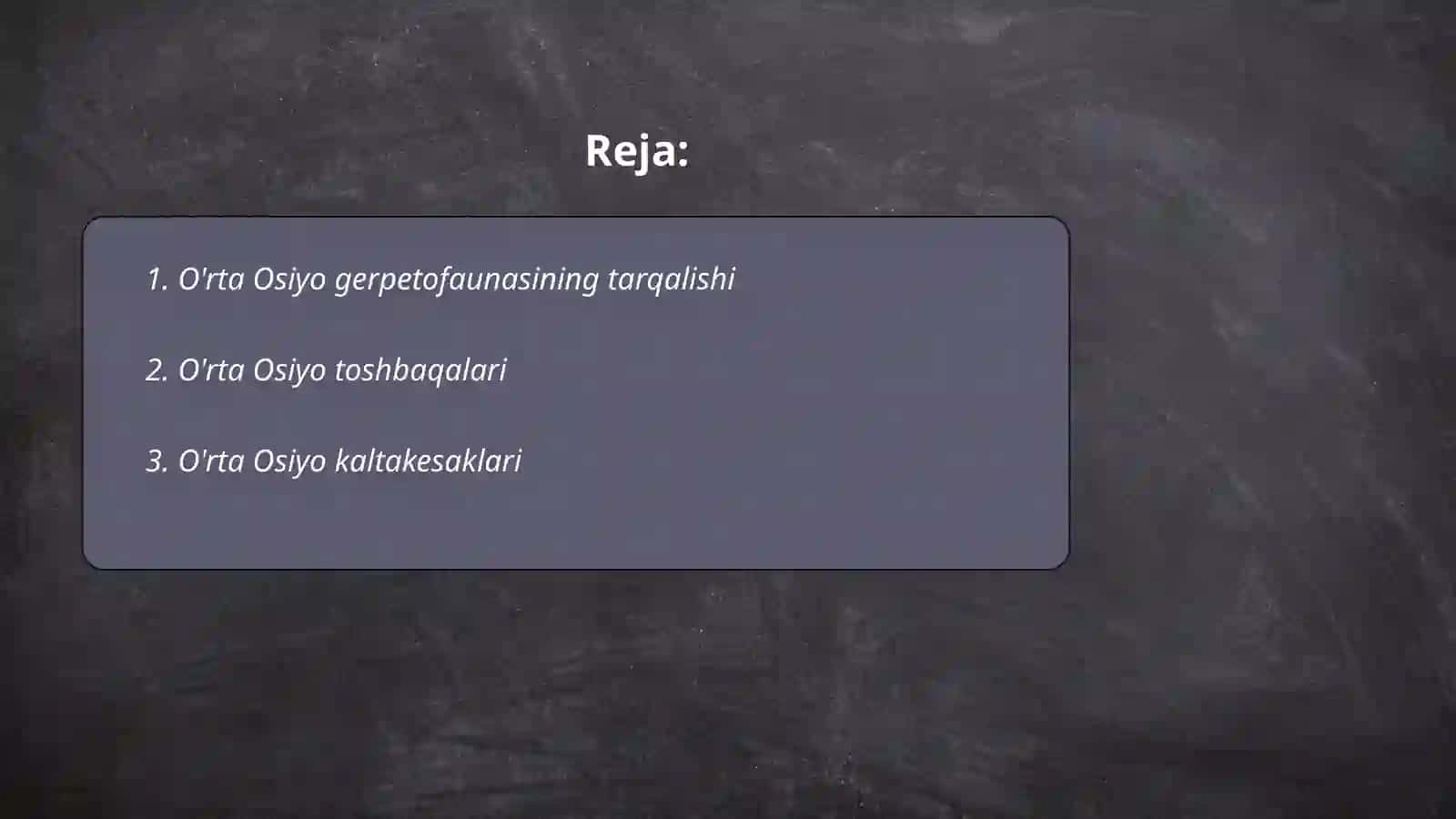 O’rta Osiyo gerpetofaunasining o’ziga xos vakillari 2