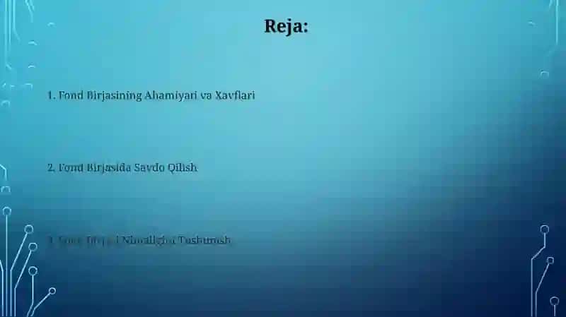 Fond birjasi 2