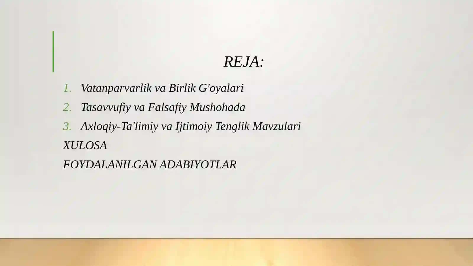 MAXTUMQULI SHE’RLARI TAHLILI. 2