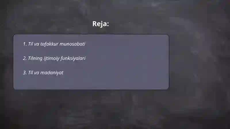 Umumiy tilshunoslik haqida 2