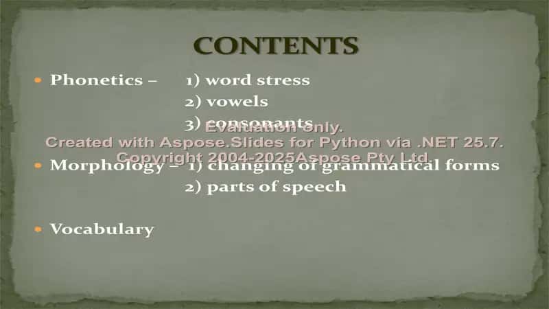 Linguistic features of Germanic languages 2