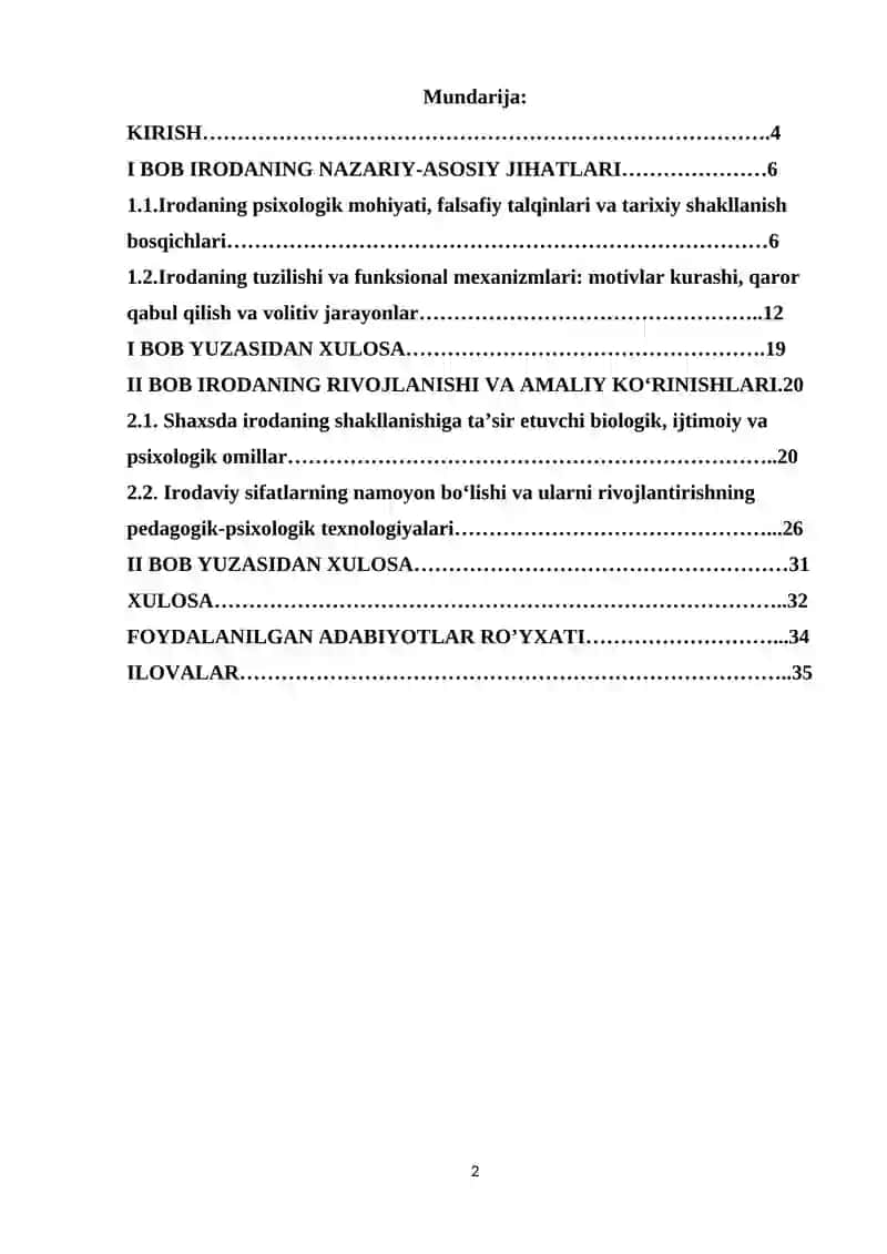 Iroda haqida tushuncha 2