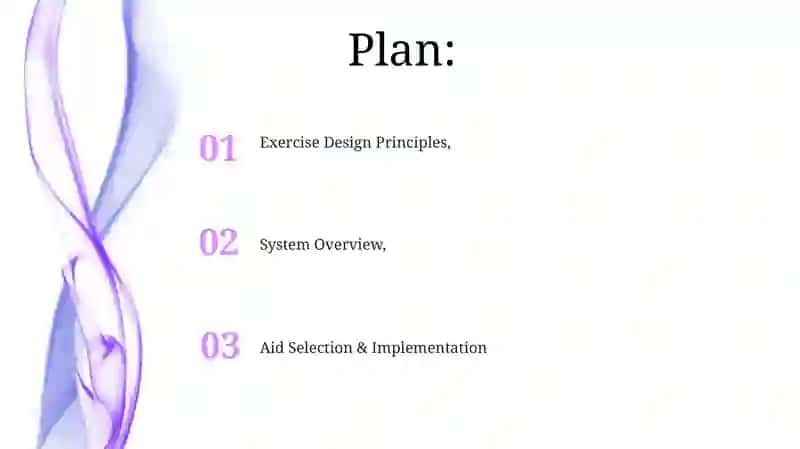 Exercise Design Principles 2