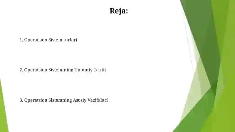 Operatsion tizim 2