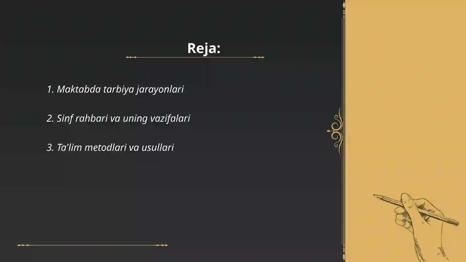 Maktabdagi amaliyot halida slayd 2