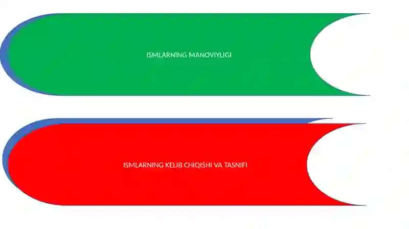ISMLAR VA ULARNING OʻZIGA XOS XUSUSIYATLARI 2