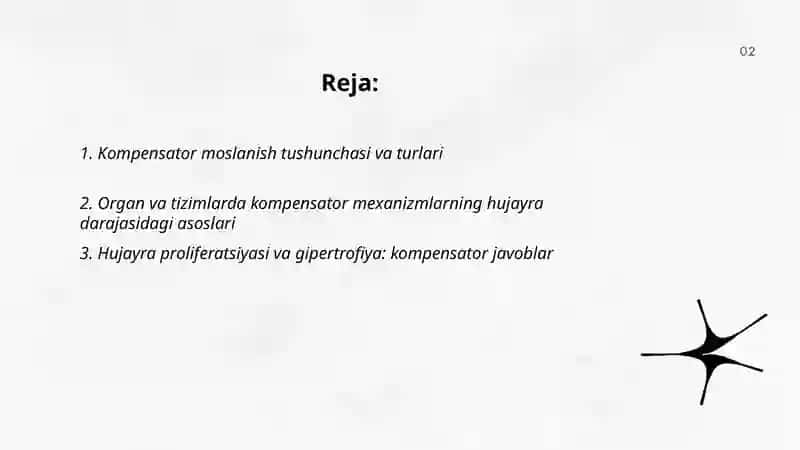 Kompensator moslanish jarayonlari 2