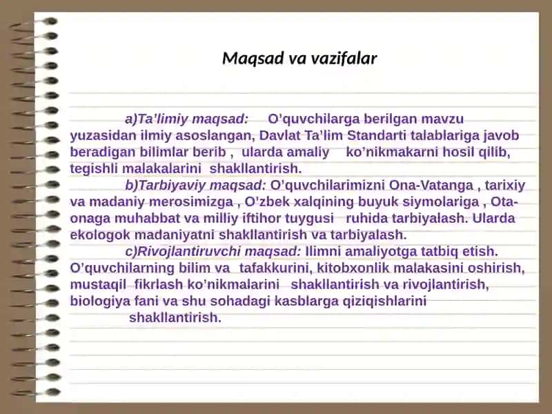 Novdada barglarning joylashuvi.Shakli  o`zgargan barglar. 2