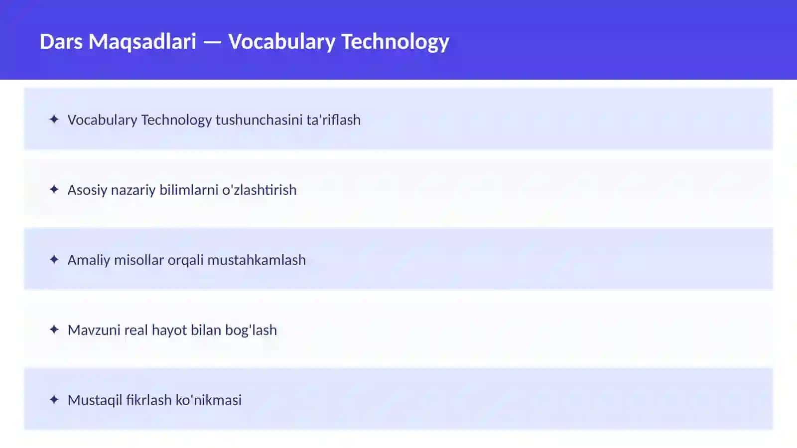 Vocabulary Education 2