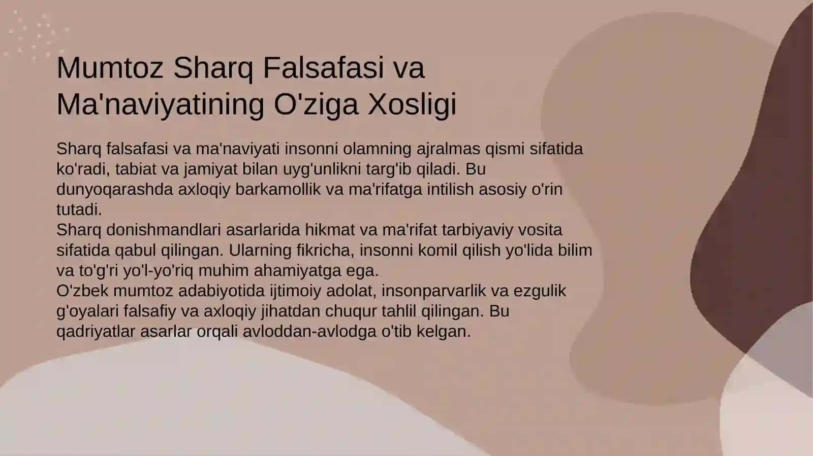 O'zbek mumtoz adabiyoti: Donishmandlik va Hikmat Saboqlari 2