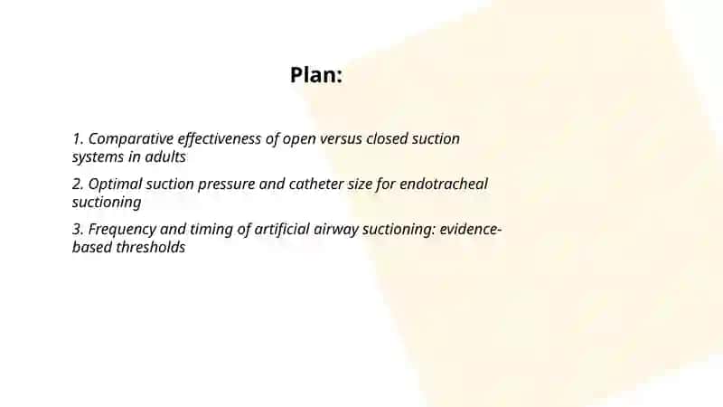Research artificial airway suctioning 2