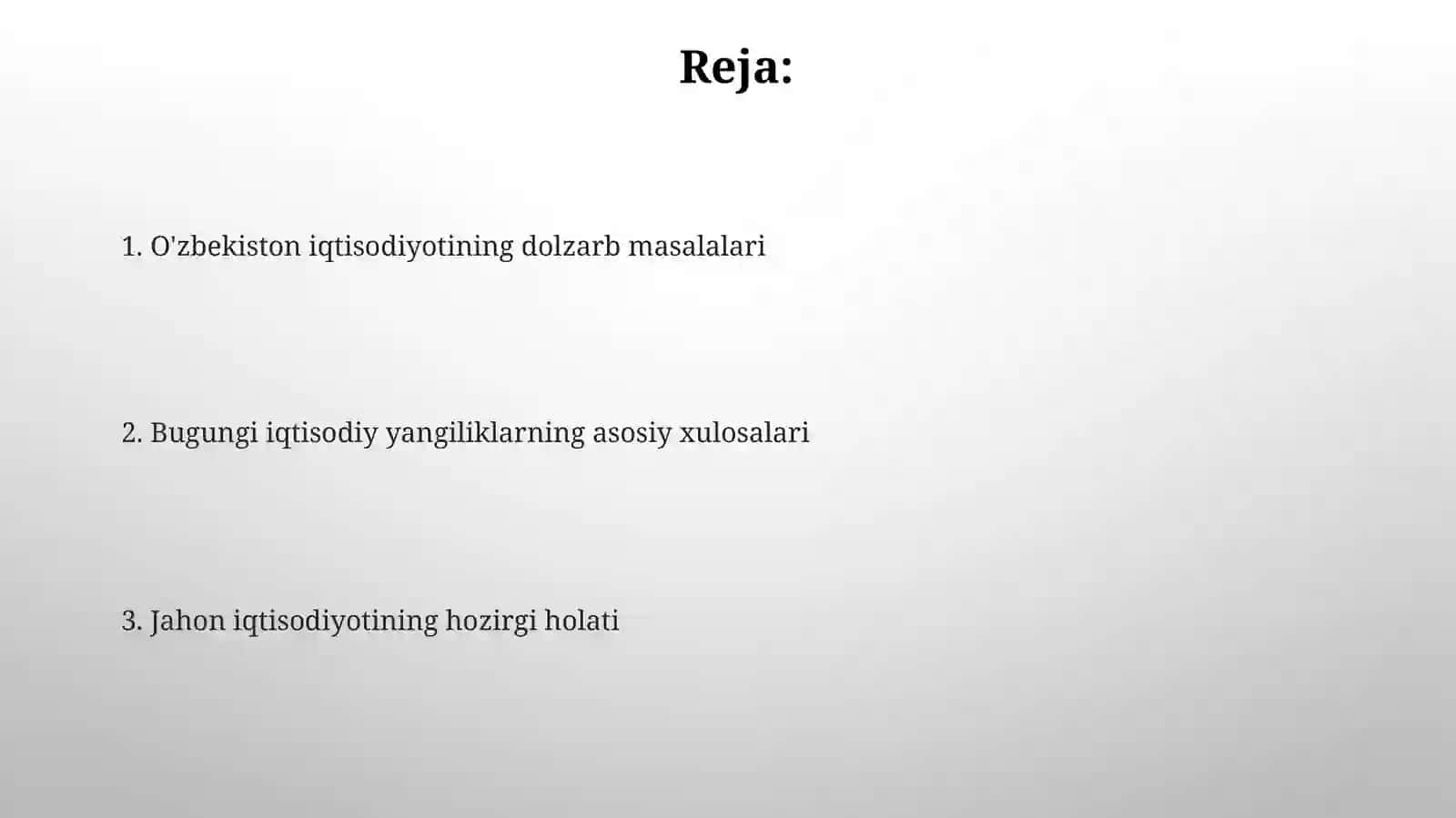 Bugungiiqtisodiyyangiliklar 2
