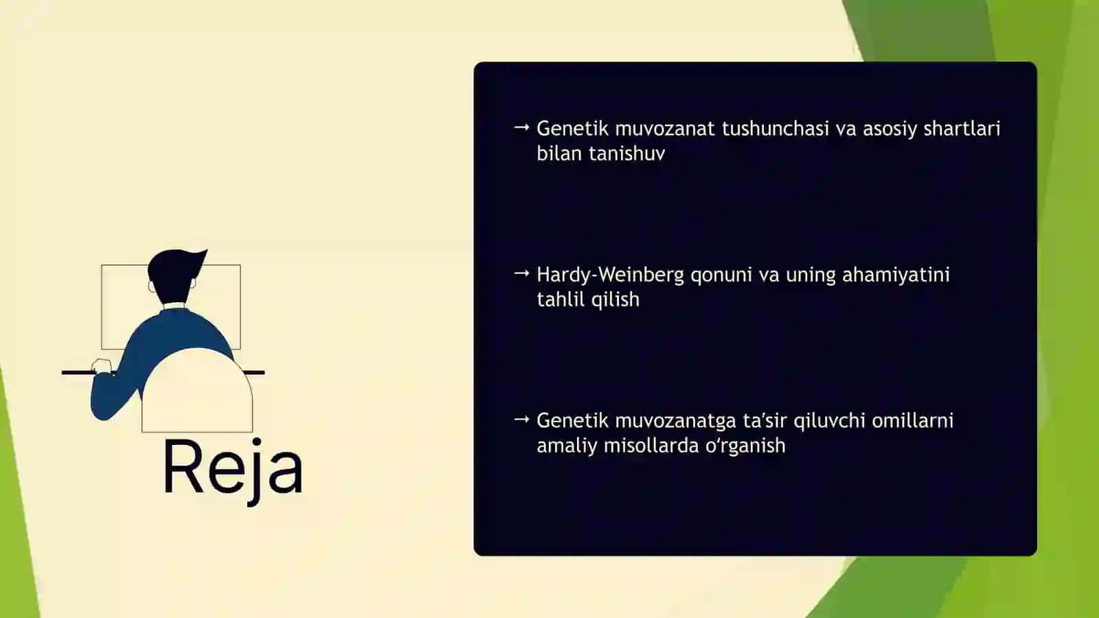 Genetik muvozanat tushunchasi 2