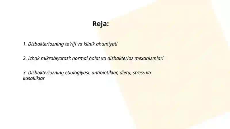 Disbakteriozning zamonaviy diagnostikasi 2