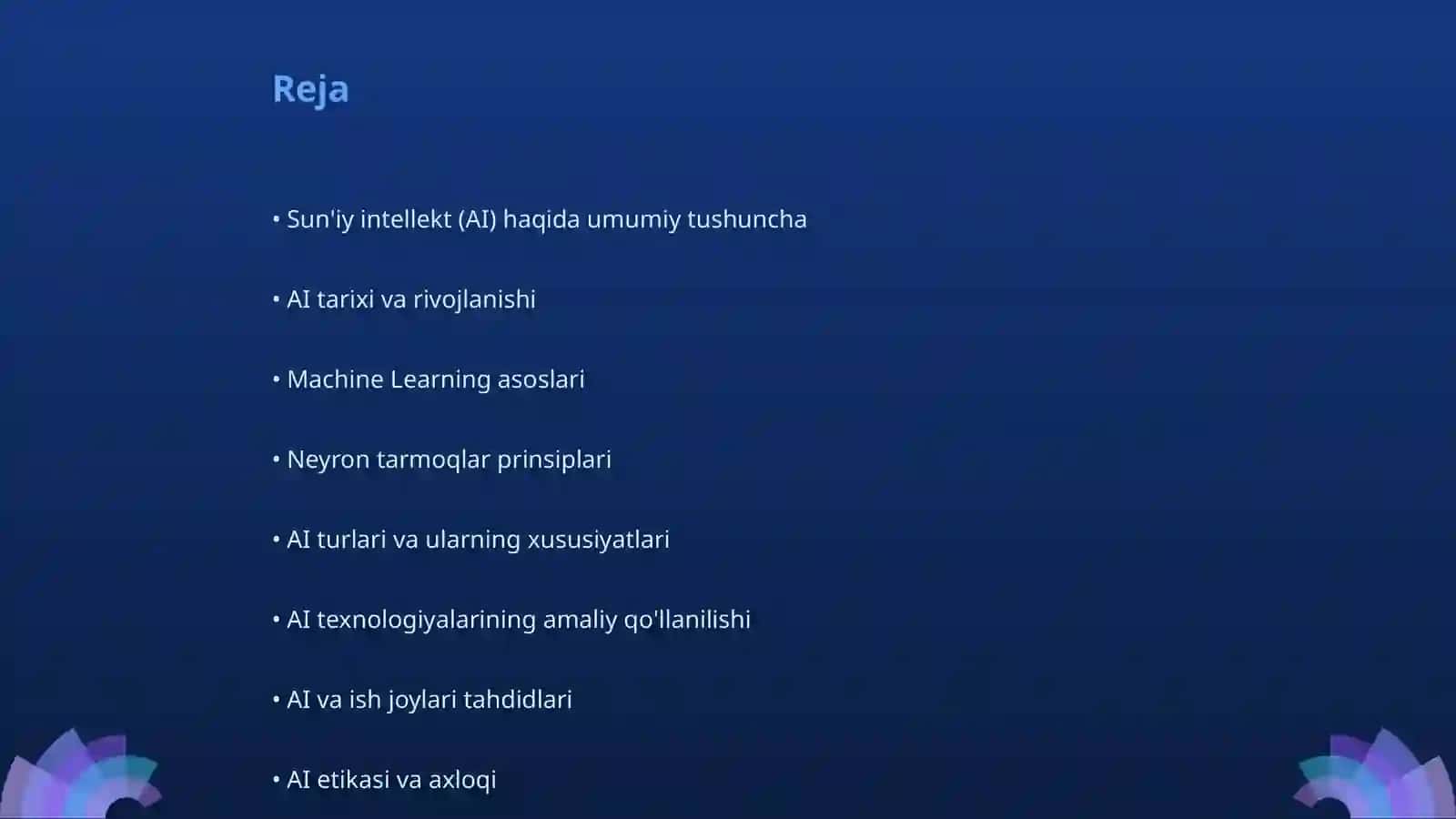 Sun'iy intellekt (AI) va Kelajak 2