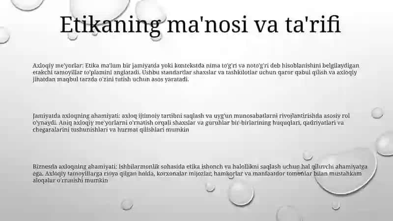 Etikaning Mohiyati Va Ahamiyati 2
