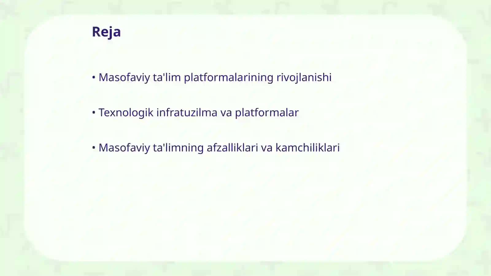 Masofaviy ta'lim platformalari va ulardan foydalanish 2