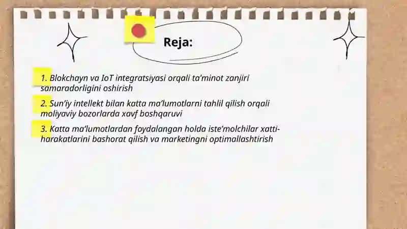 Blokchayn va IoT integratsiyasi 2