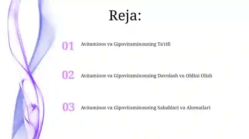 Avitaminoz va gipavitaminozlar 2